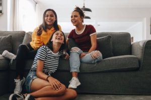 Happy Teens in Children's care home
