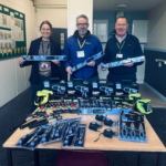 Staff at the New Forest School Construction Hub